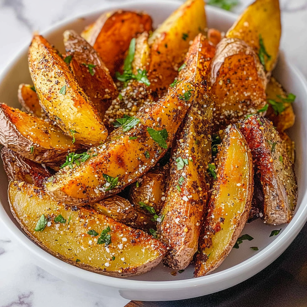 Cajun Oven Baked Potato Wedges