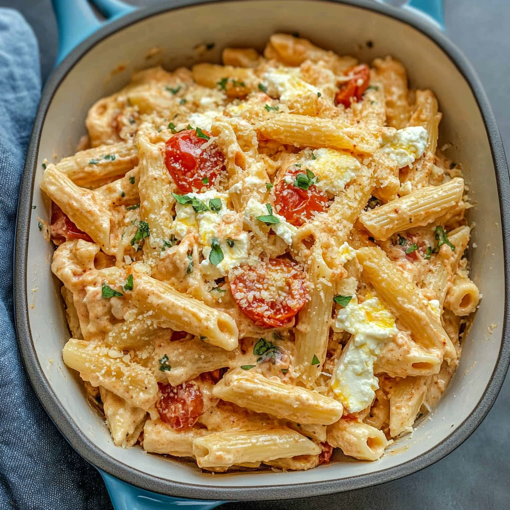 Creamy Feta Tomato Pasta