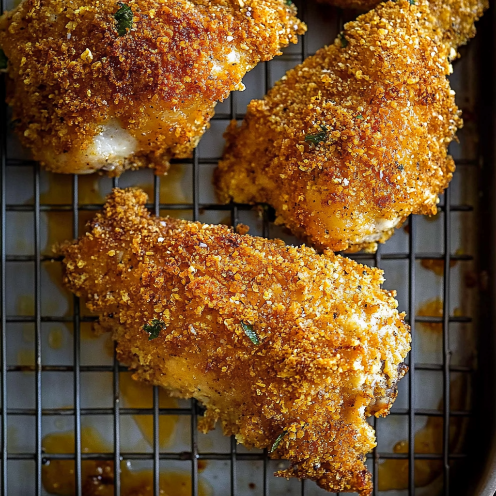 Crispy Baked Cornflake Chicken Tenders