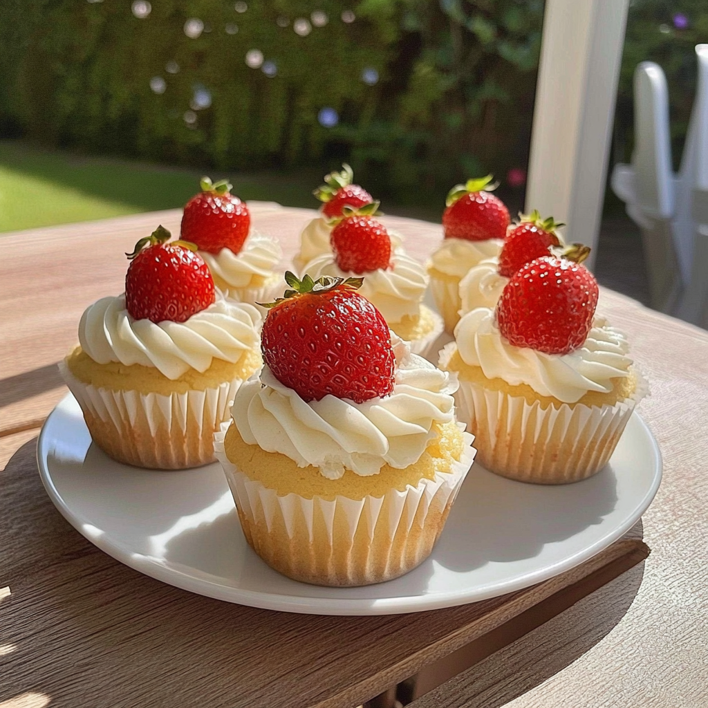 Fun Strawberry Shortcake Cups