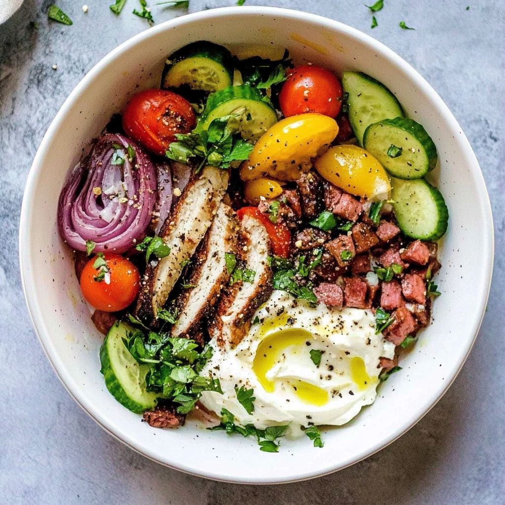 Healthy Mediterranean Bowl
