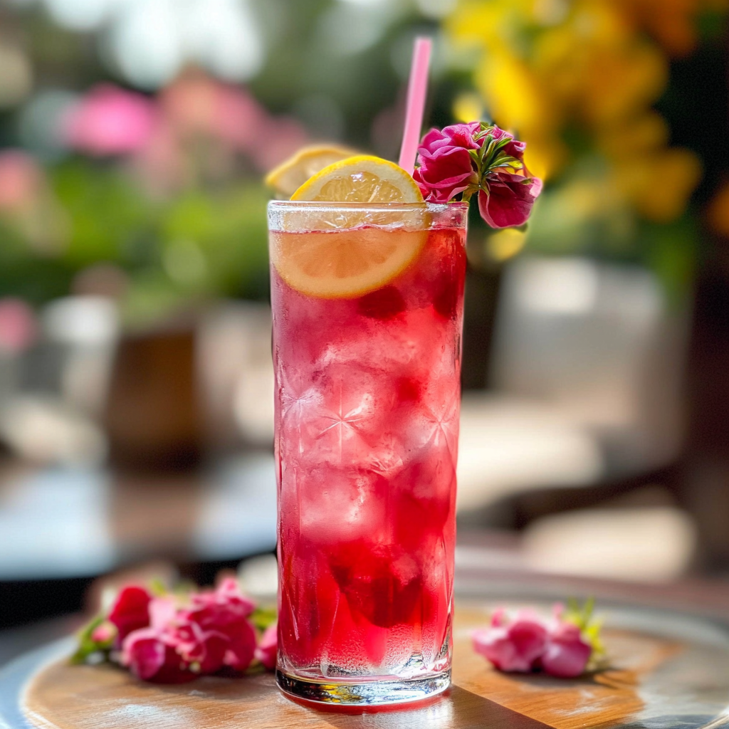 Refreshing Hibiscus Rose Spritz Recipe