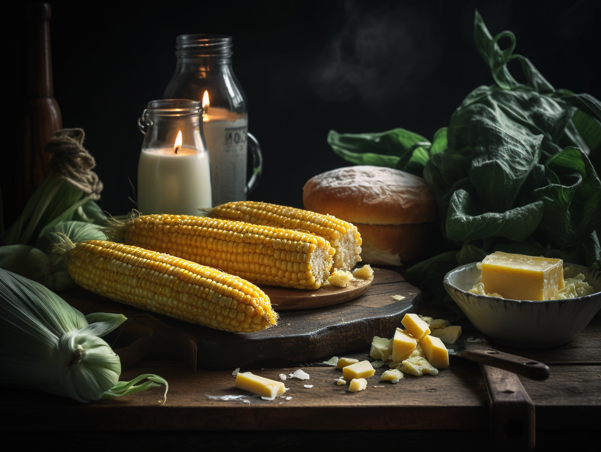 Recipe card image cheesy garlic butter corn