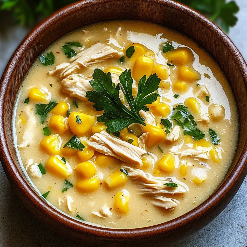 Crockpot Chicken Corn Chowder
