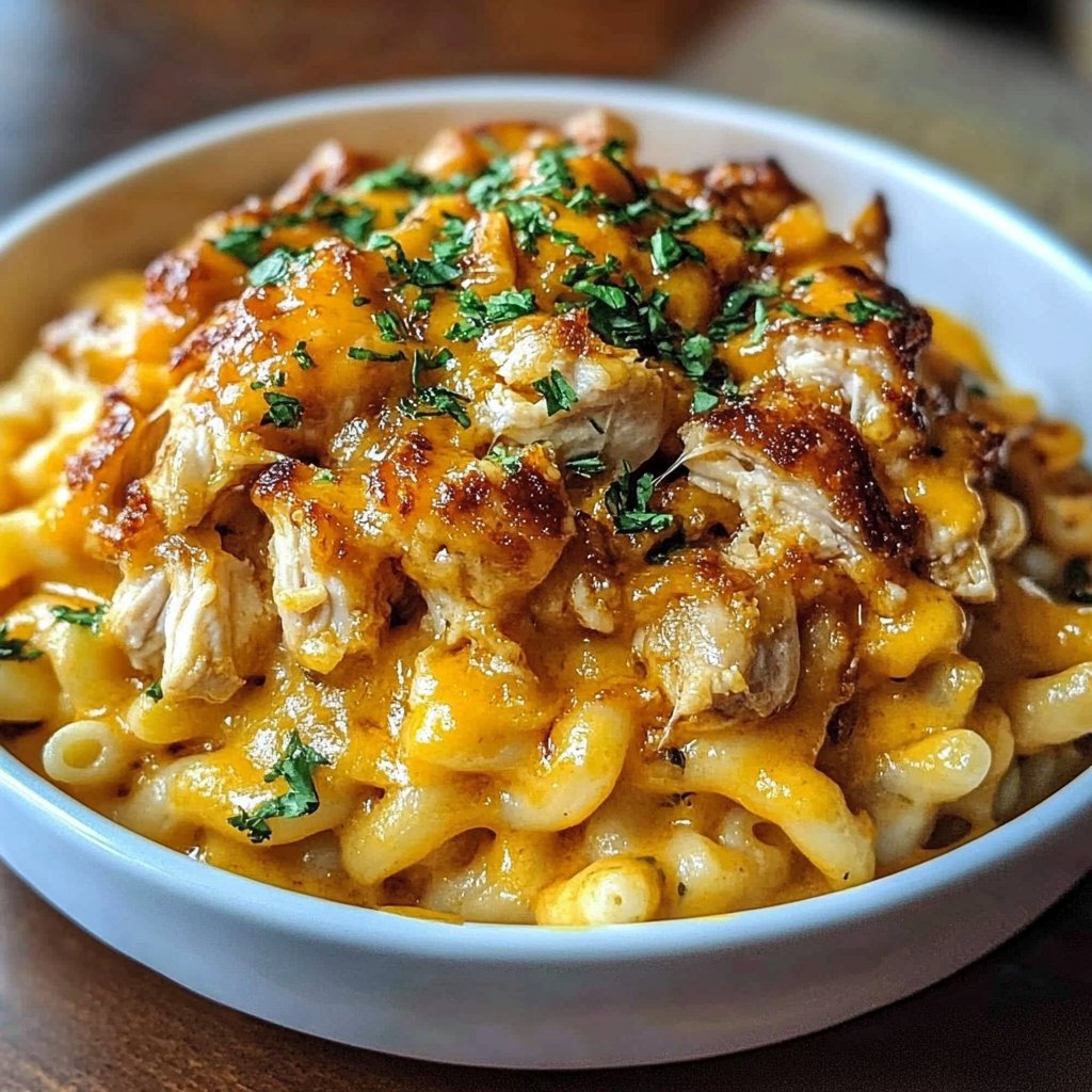 BBQ Chicken Mac and Cheese