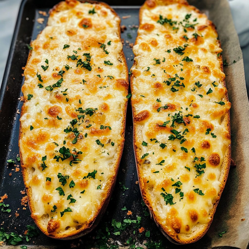 Cheesy Garlic Bread Recipe