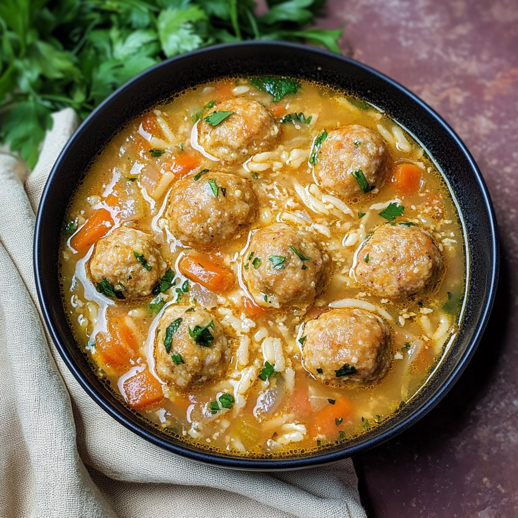 Chicken Meatball Soup