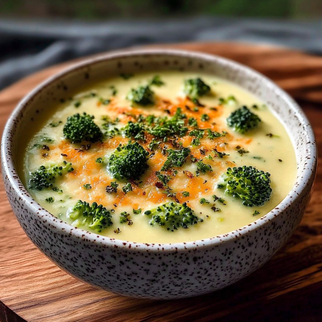 Creamy Broccoli Cheddar Soup Recipe