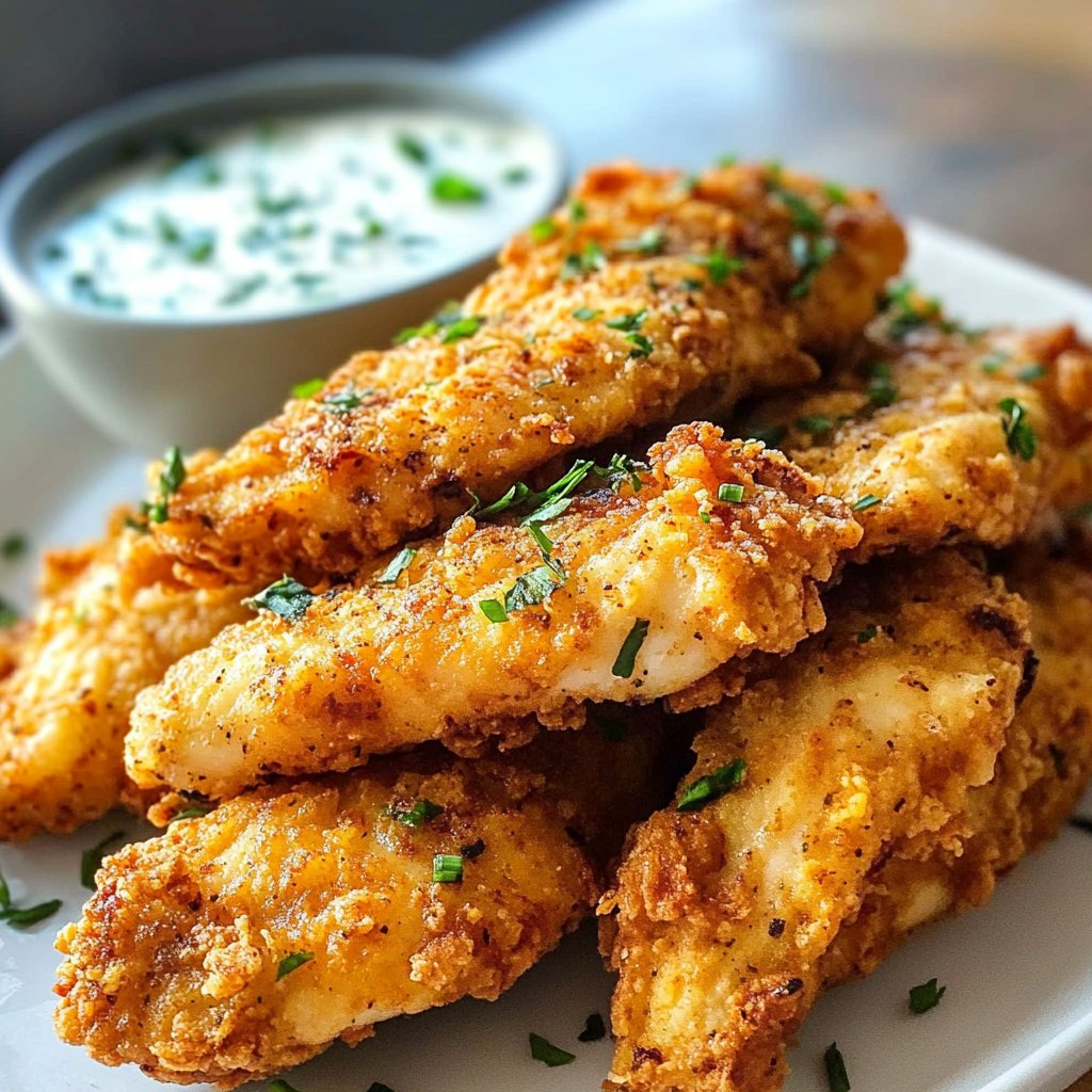 Crispy Homemade Chicken Tenders