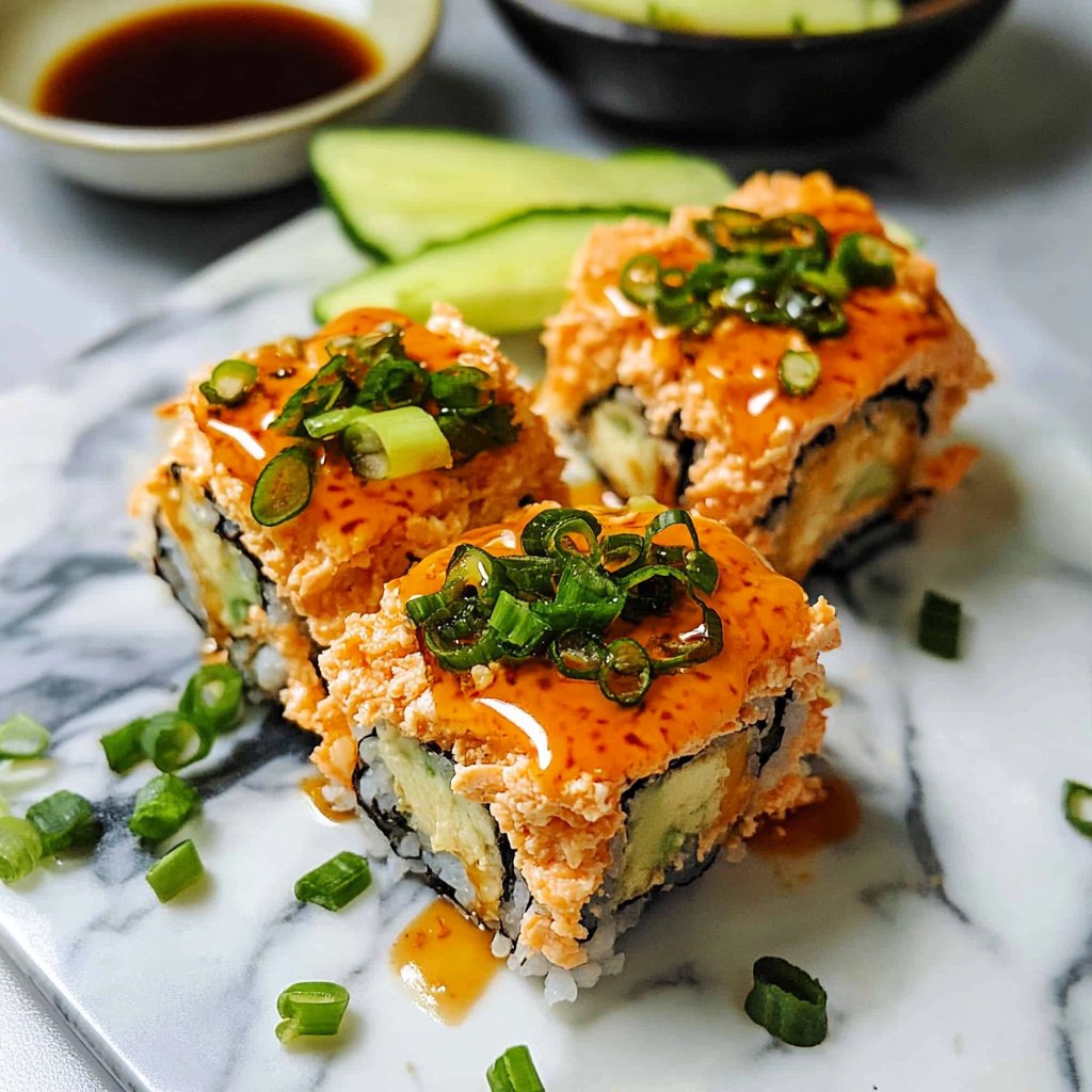 Spicy Salmon Sushi Bake