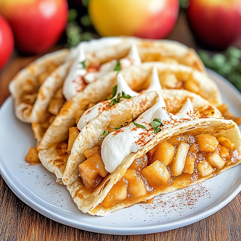 Apple Pie Tacos