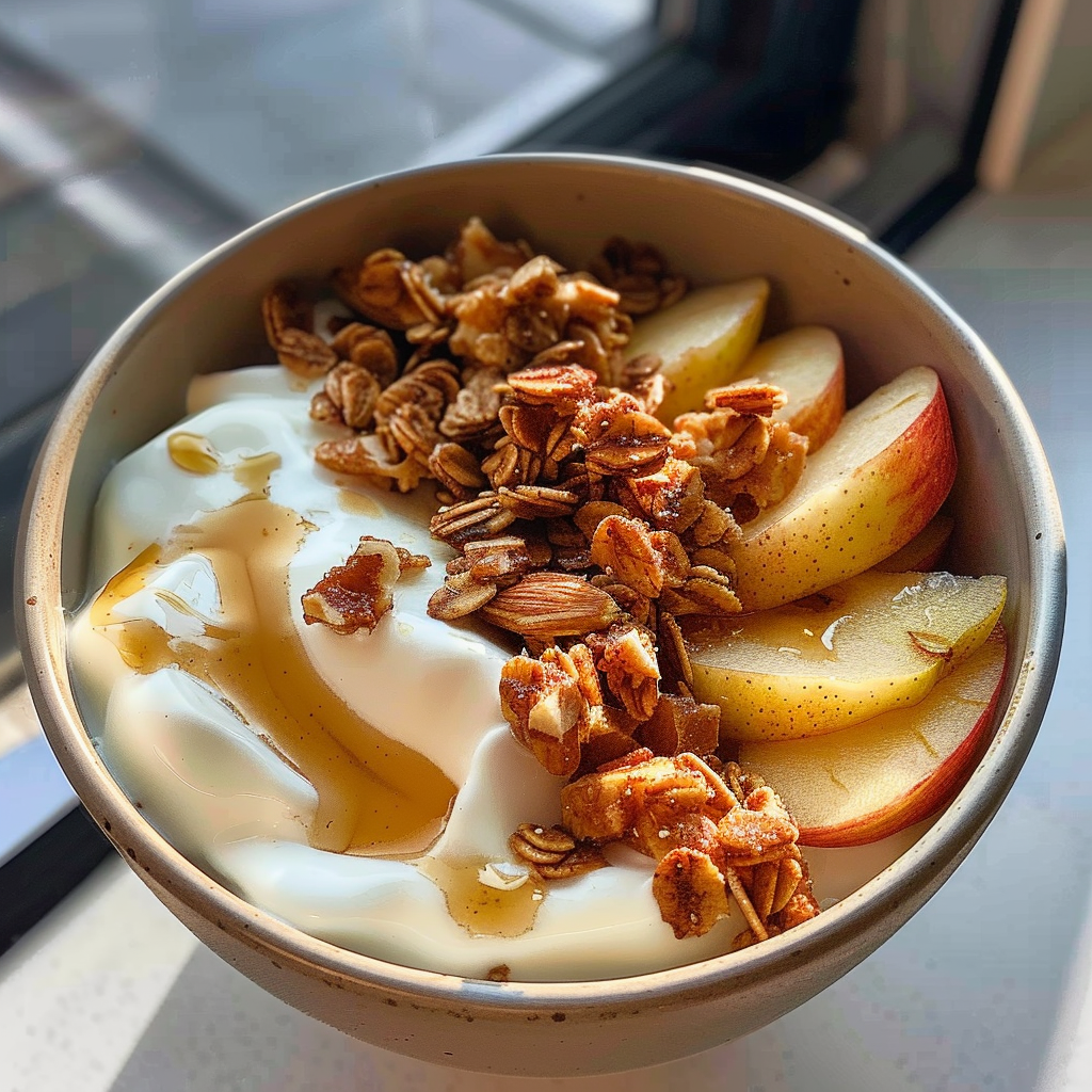 Apple Pie Yogurt Bowl