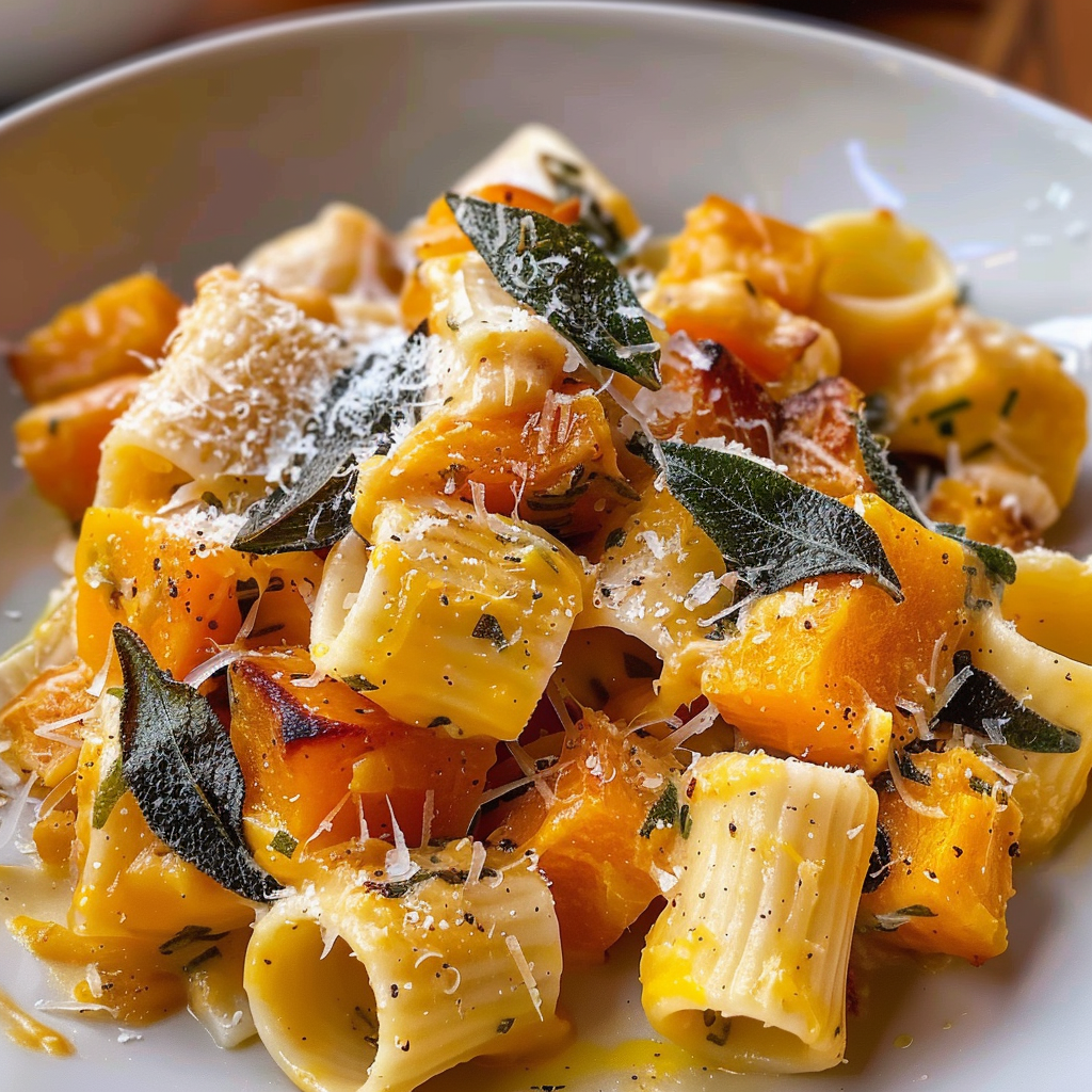 Butternut Squash and Sage Pasta