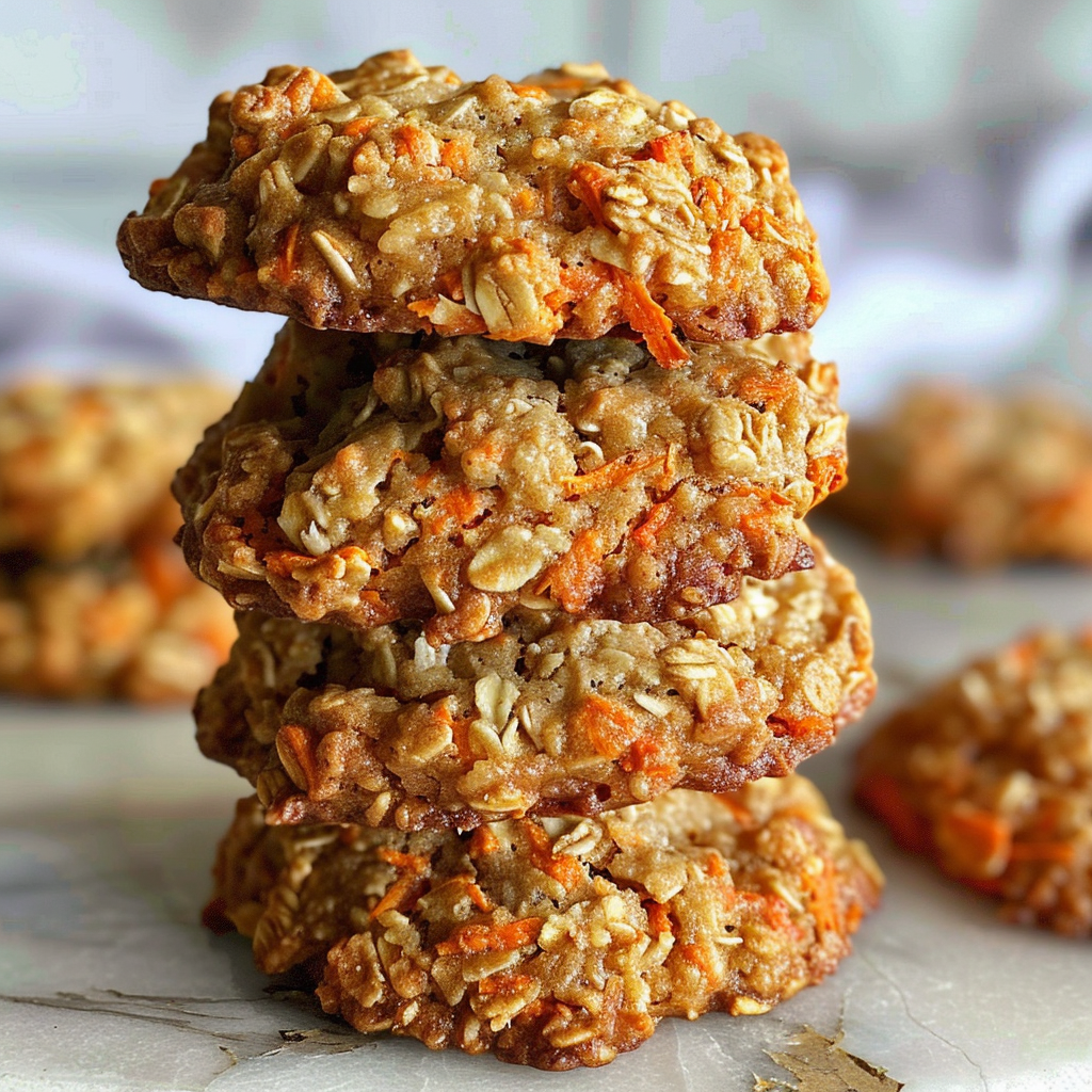 Carrot Cake Oatmeal Cookies
