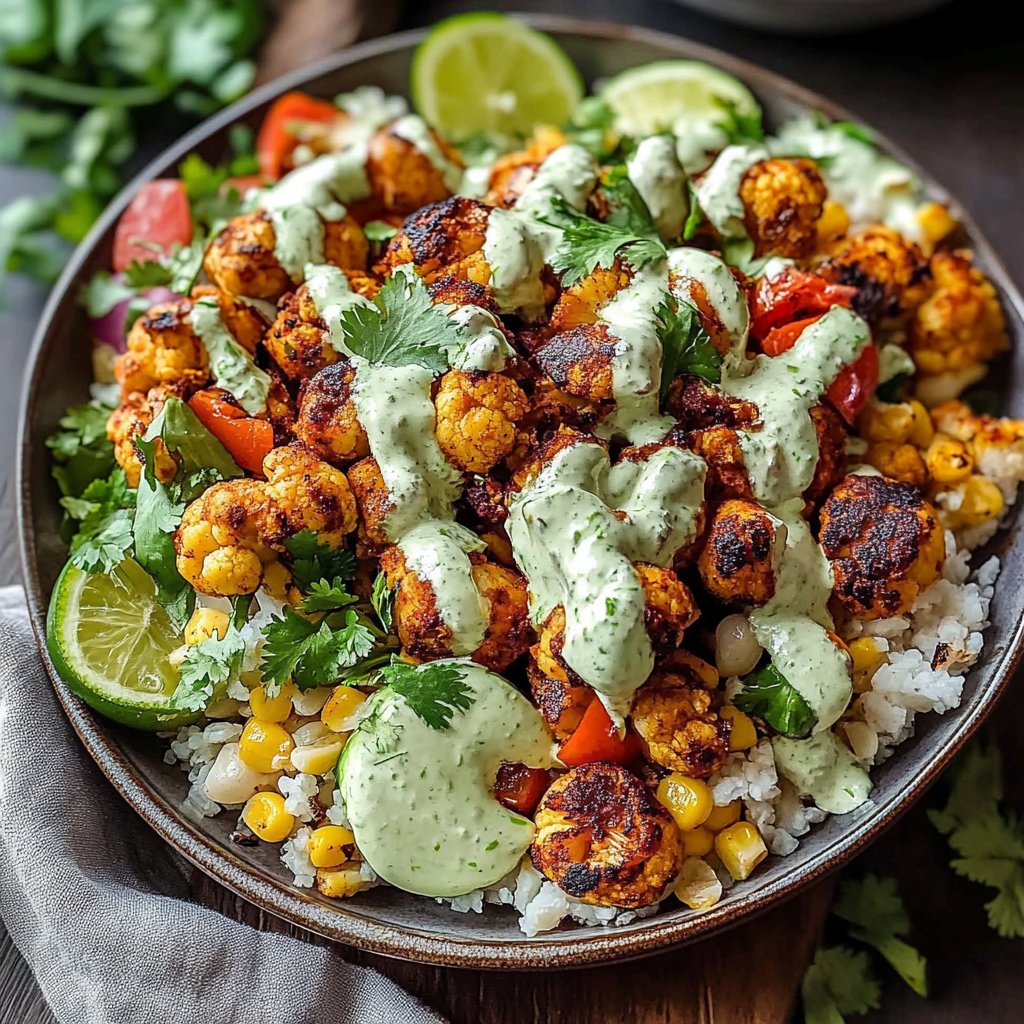 Cauliflower Shawarma Bowls