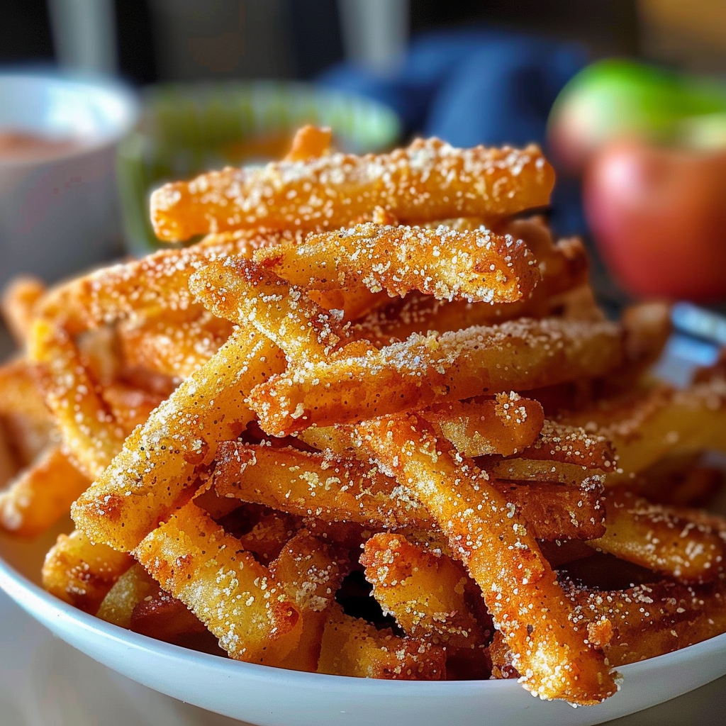 Crispy Air Fryer Apple Fries