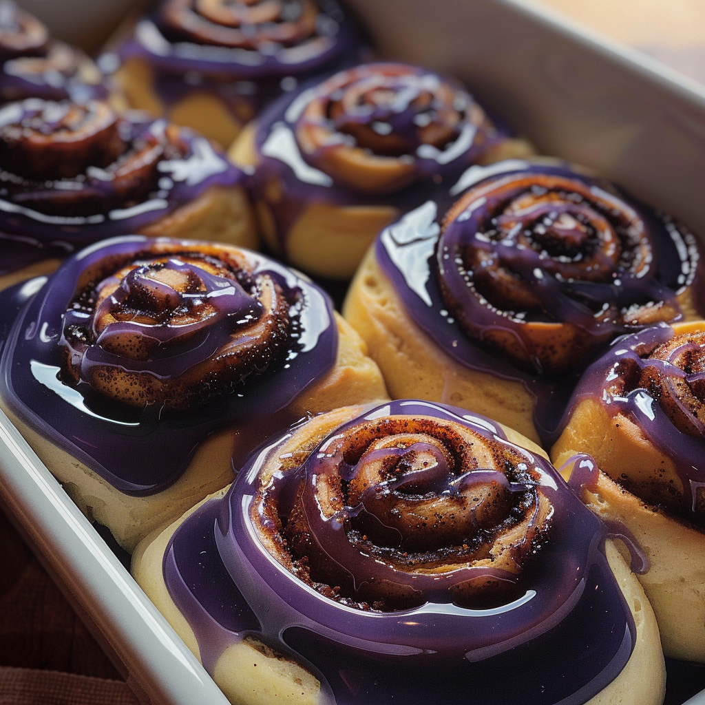 Halloween Cinnamon Rolls