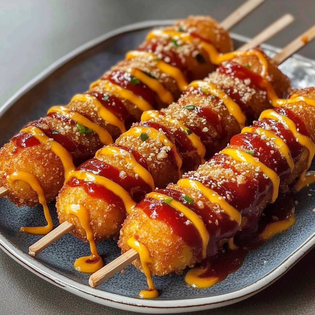 Korean Corn Dog Recipe