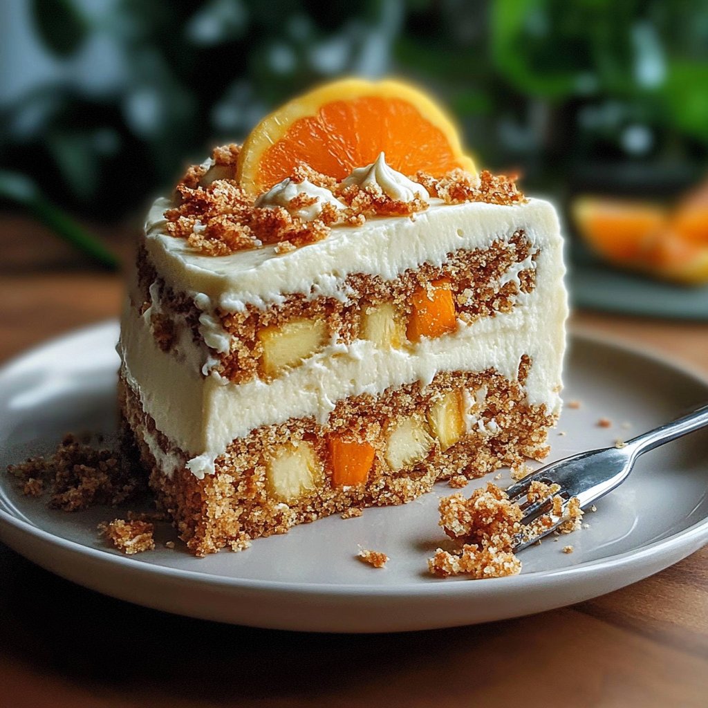 Pineapple Carrot Cream Cake