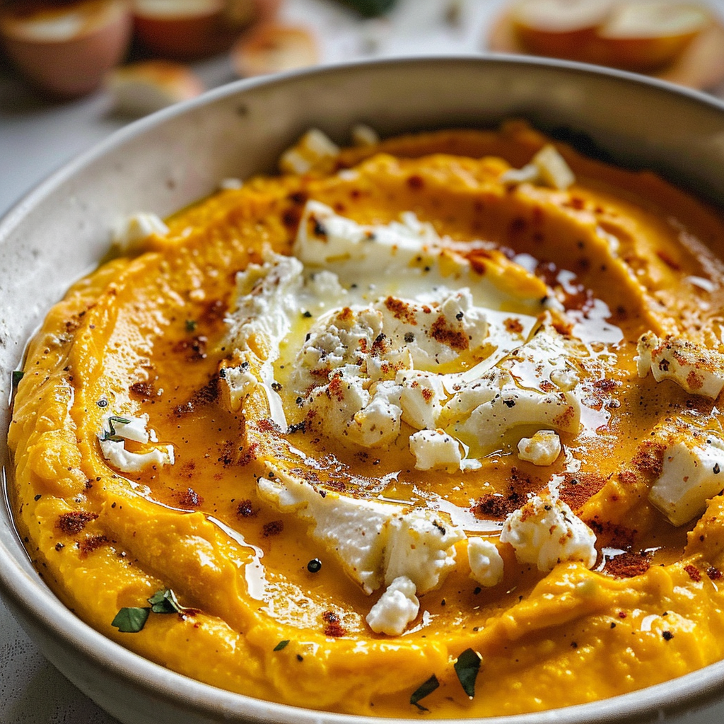 Pumpkin Whipped Feta Dip