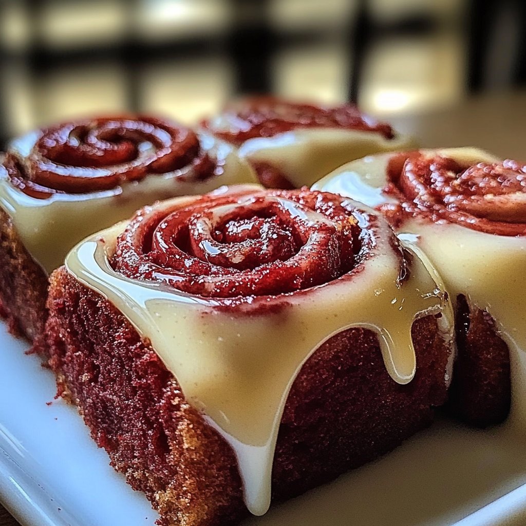 Red Velvet Cinnamon Rolls