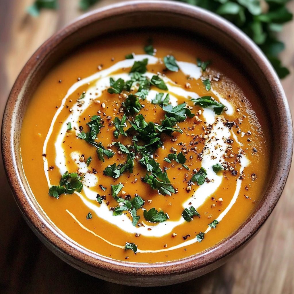 Spicy Butternut Squash Sweet Potato Soup