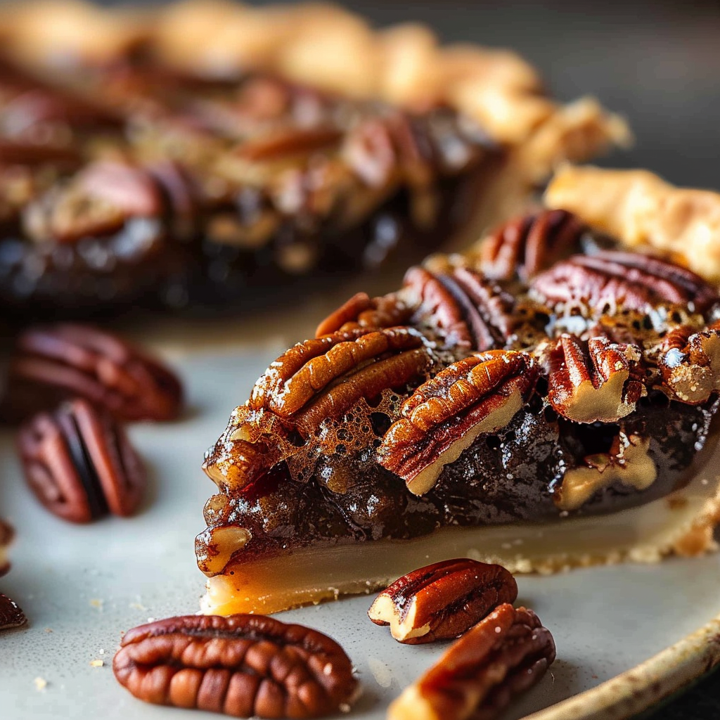 Thanksgiving Texas Chocolate Pecan Pie