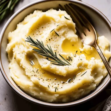 thanksgiving Rosemary Mashed Potatoes