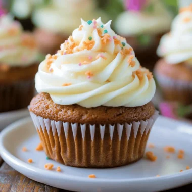 Carrot Cake Cupcakes