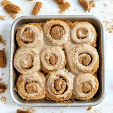 Biscoff Cinnamon Rolls