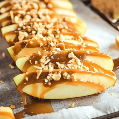 Caramel Apple Slices