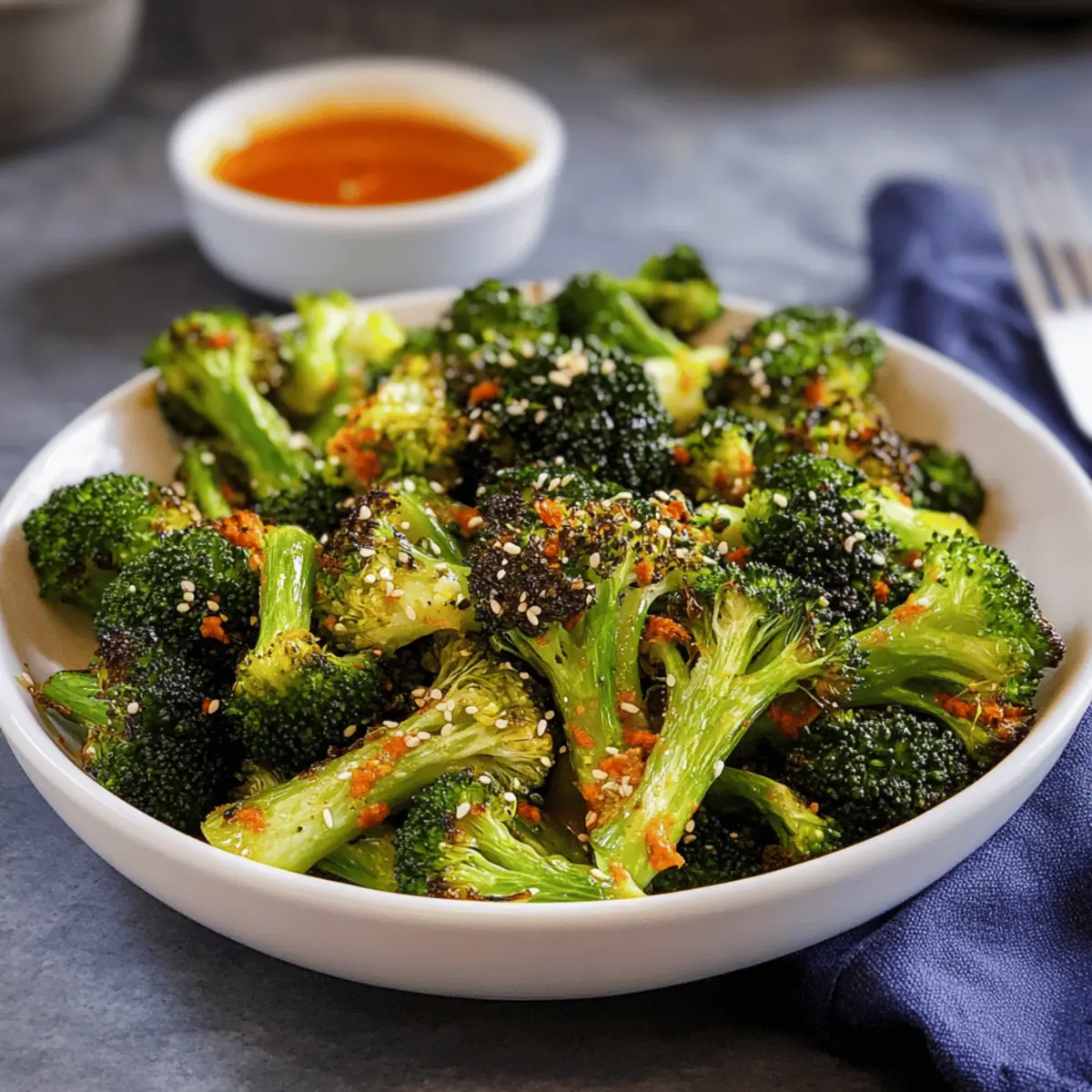 Roasted Broccoli with Gochujang Butter