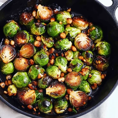 Brussels Sprouts with Balsamic Glaze