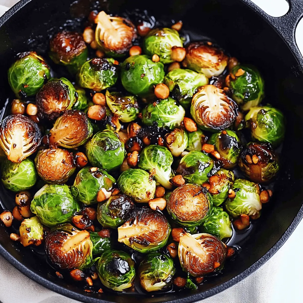 Brussels Sprouts with Balsamic Glaze