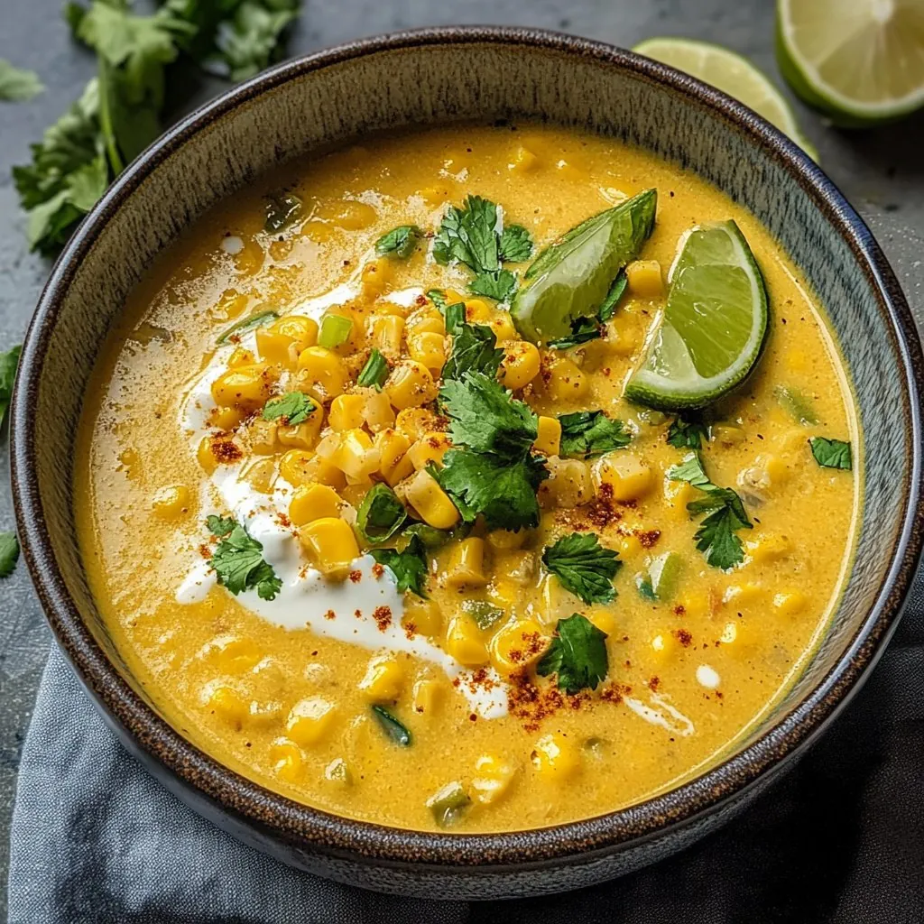 Mexican Street Corn Soup