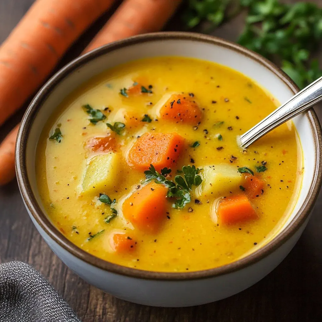Easy Carrot Potato Soup